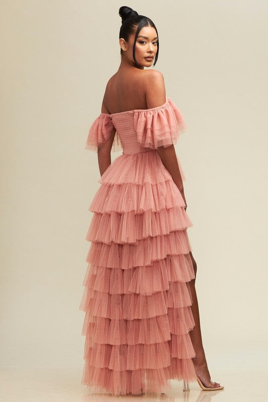 Fantasy Blush Tulle Dress