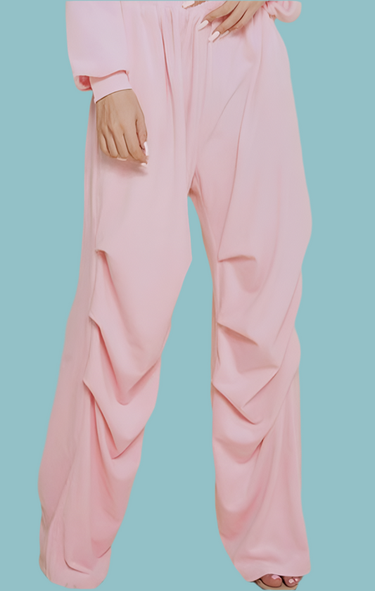 Bubbles Pink Velour Tracksuit